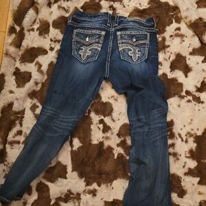 Rock Revival Dark Blue EASY BOOT JEANS